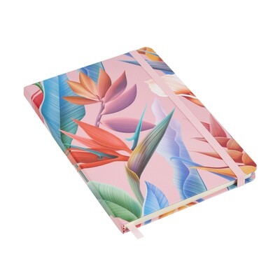 Flora - Hardbound Lined Journal A5 Notebook
