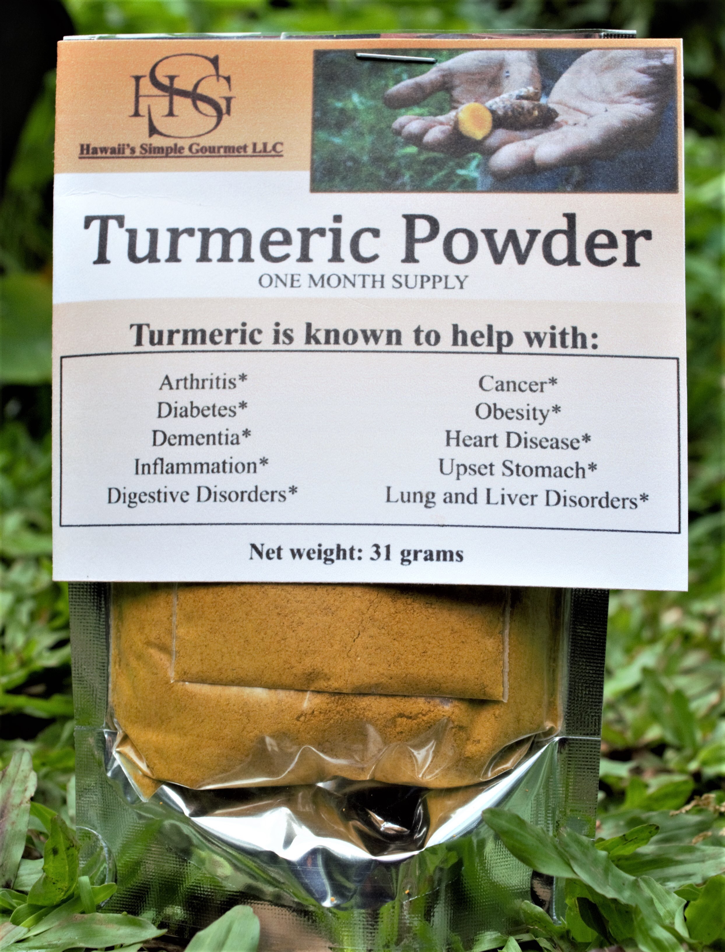 Turmeric Powder - One Month Supply DDOT Powder