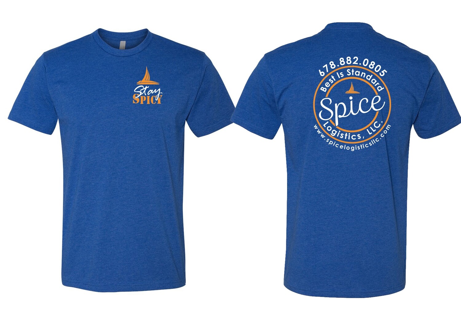 Spice Logistics Logo T-Shirt Royal Blue