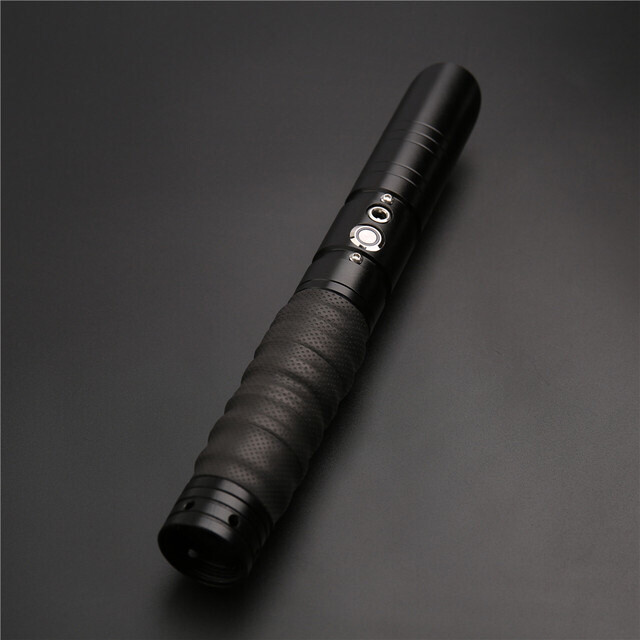 RGB- Black Lightsaber Metal Hilt 12 Colors