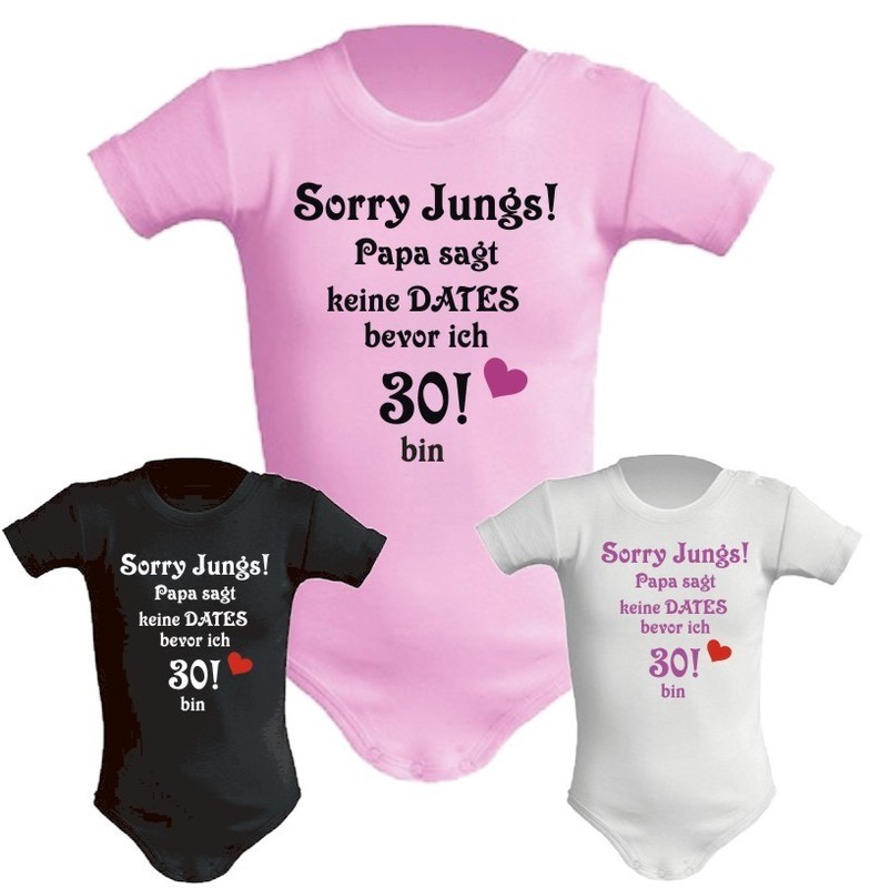 Babybody Mädchen &quot;Sorry Jungs...&quot; Babystrampler Strampler Baby body Bodie Shirt