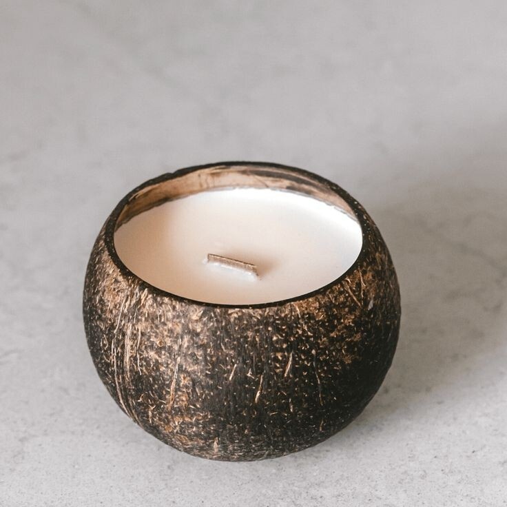 Coconut woodwick