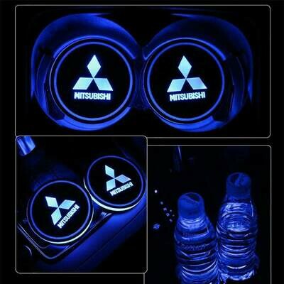 2pcs LED Car Cup Holder Lights ,7 Colors Changing USB Charging Mat Luminescent Cup Pad, LED Interior Atmosphere Lamp for Mitsubishi RALLIART LANCER ASX OUTLANDER GALANT GRANDIS Colt Plus Zinger Triton 2pcs LED Car Cup Holder Lights ,7 Colors Changing USB Charging Mat Luminescent Cup Pad, LED Interior Atmosphere Lamp for Mitsubishi RALLIART LANCER ASX OUTLANDER GALANT GRANDIS Colt Plus Zinger Triton