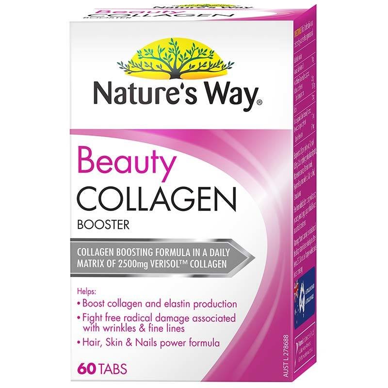 Nature's Way Beauty Collagen Booster - Support Healthy Collagen & Elastin Production, Fight Free Radical Damage, Hair, Skin and Nails Power Formula Nature's Way Beauty Collagen Booster - Support Healthy Collagen & Elastin Production, Fight Free Radical Damage, Hair, Skin and Nails Power Formula