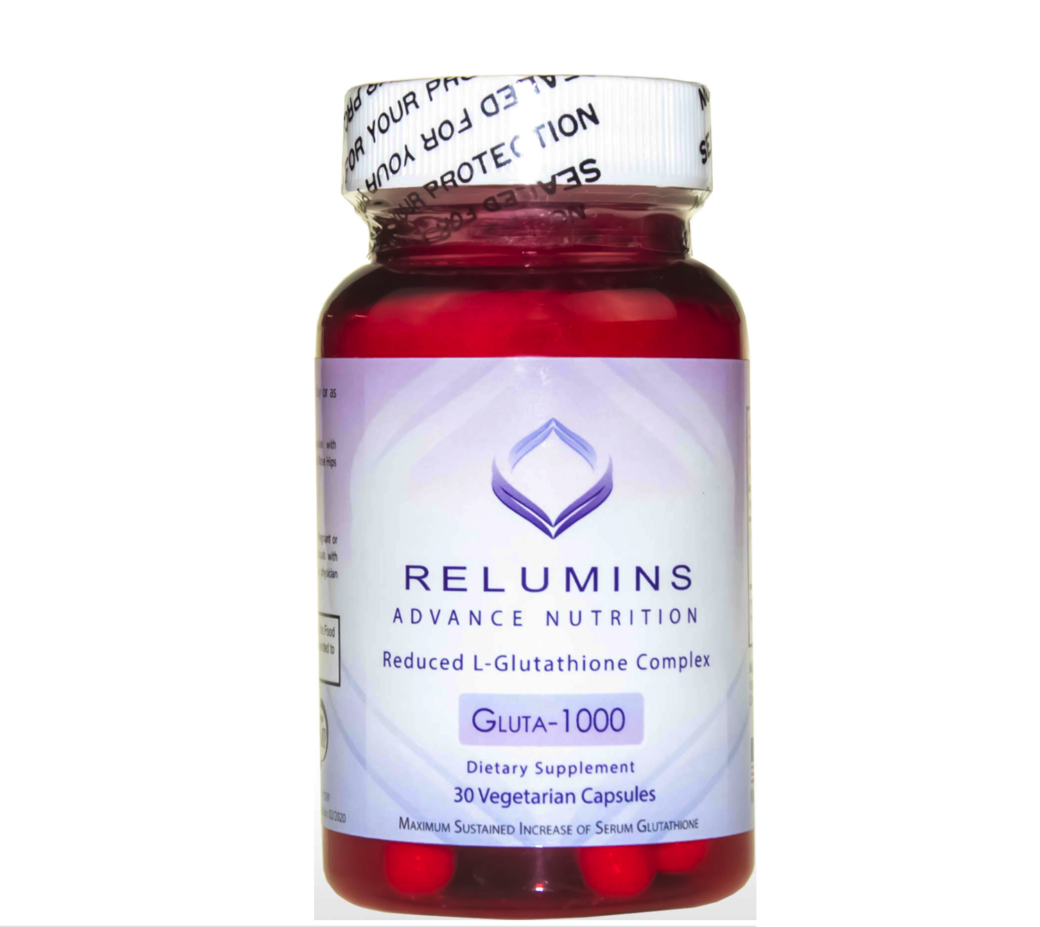 Relumins Advance Nutrition GLUTA 1000 - Reduced L-Glutathione Complex - 60 Vegetarian Capsules Relumins Advance Nutrition GLUTA 1000 - Reduced L-Glutathione Complex - 60 Vegetarian Capsules
