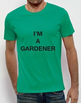 T-shirt man Groen