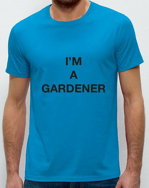 T-shirt man Blauw