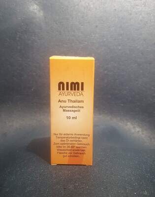 Anu Thailam, ayurvedisches Massageöl, 10 ml