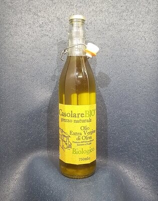 Olivenöl, Casolare Bio grezzo naturale, Extra Vergine, 750 ml