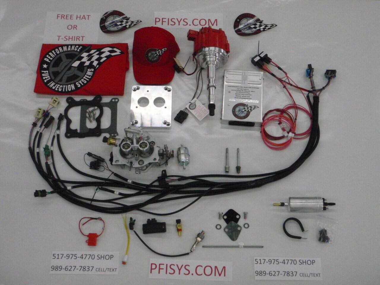 Complete TBI Conversion Kit for 360 CI Ford FE Block