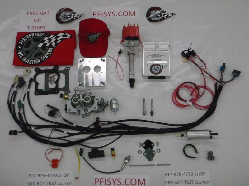 Complete TBI Conversion Kit for 502 CI