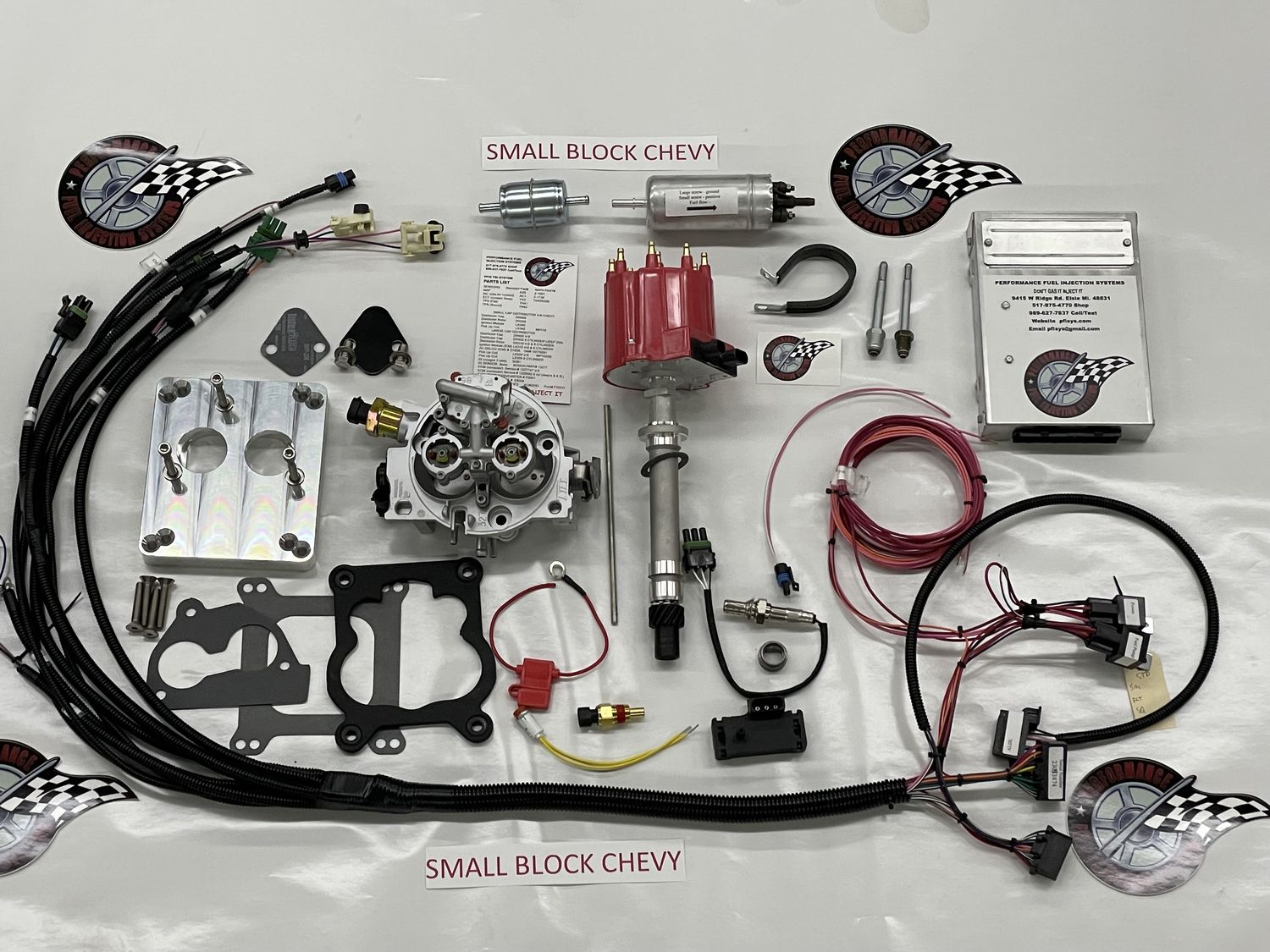 Complete TBI Conversion Kit for 283 CI