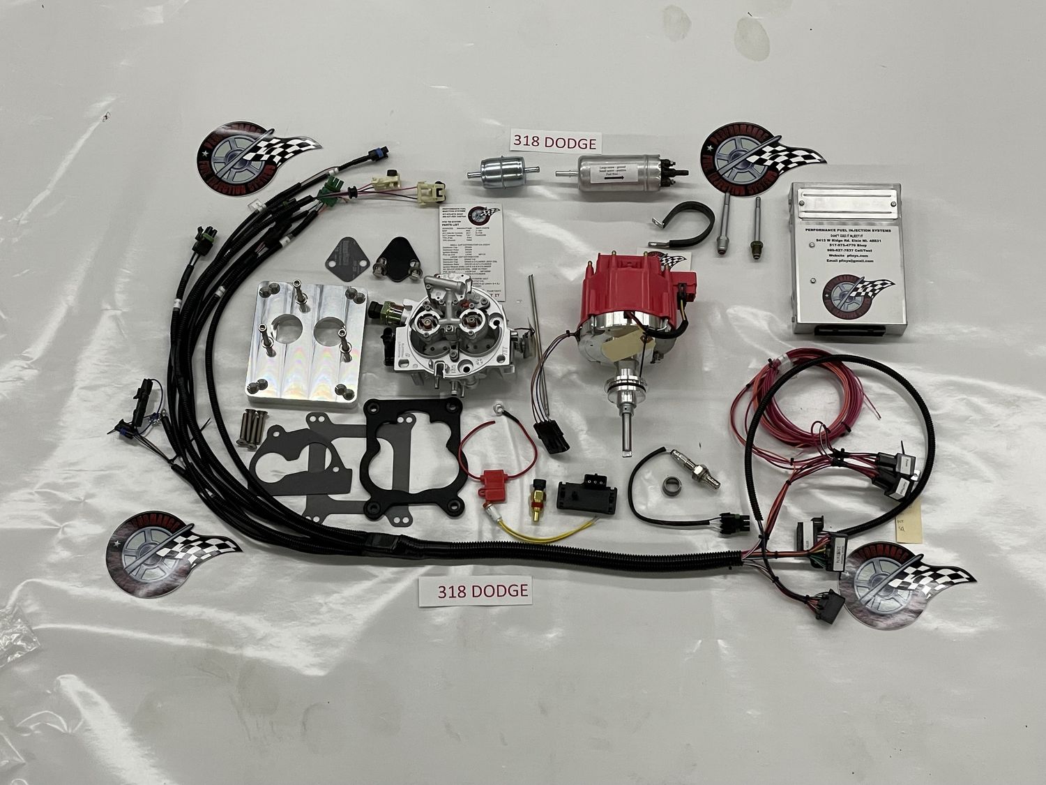 Complete TBI Conversion Kit for 318 CI Dodge
