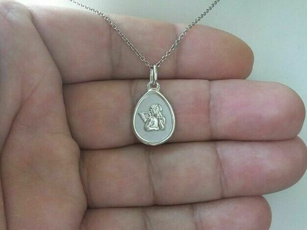 925 Silber! Kleiner Engel mit Kette