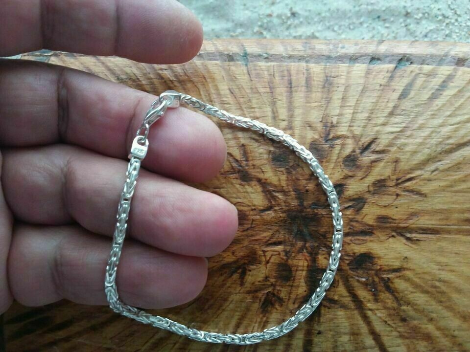 925 Silber! Schickes Königsketten Armband