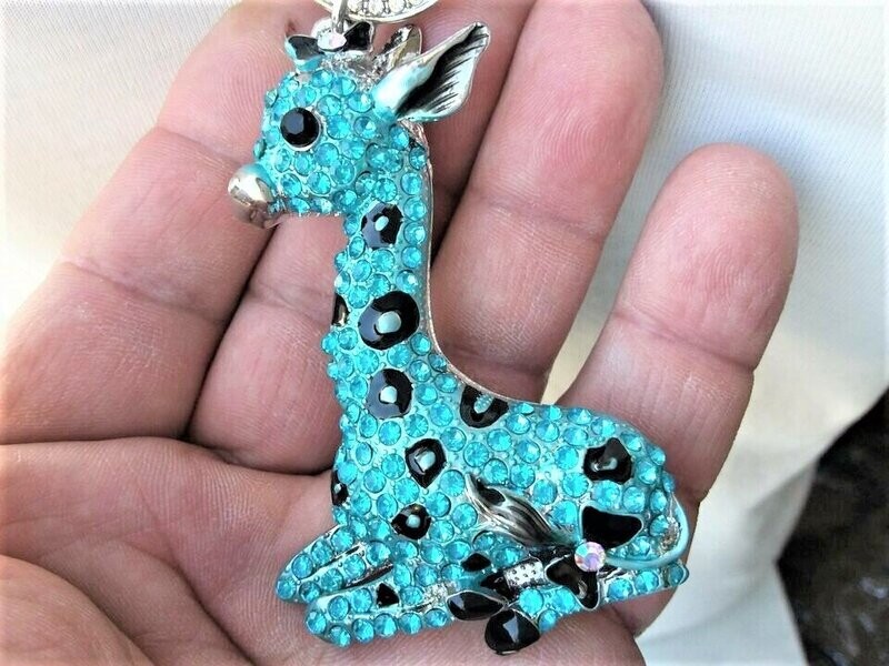 Toller Alpaka / Lama Anhänger mit blauen Steinen besetzt Toller Alpaka / Lama Anhänger mit blauen Steinen besetzt