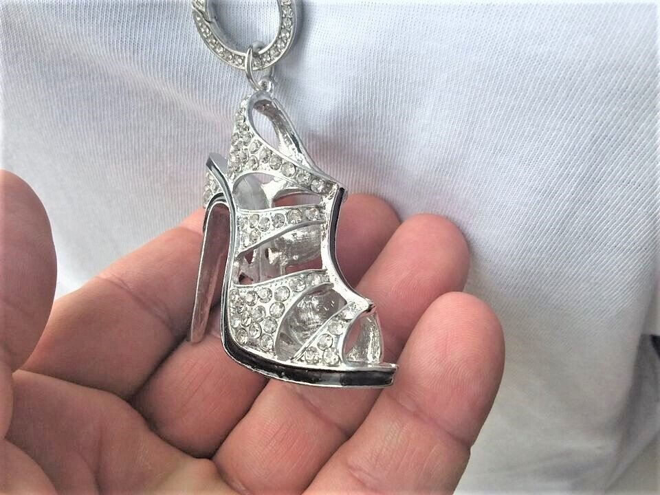 XXL High Heels / Schuh Anhänger mit Steinen besetzt