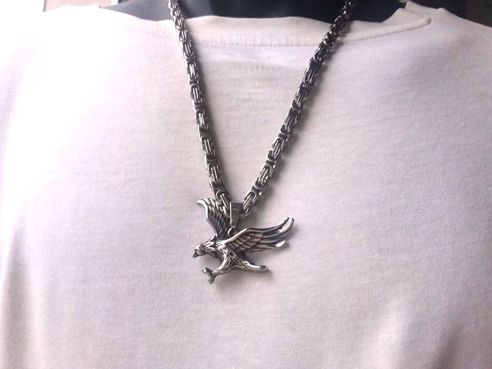 Edelstahl!! Königs Kette/Armband/Adler