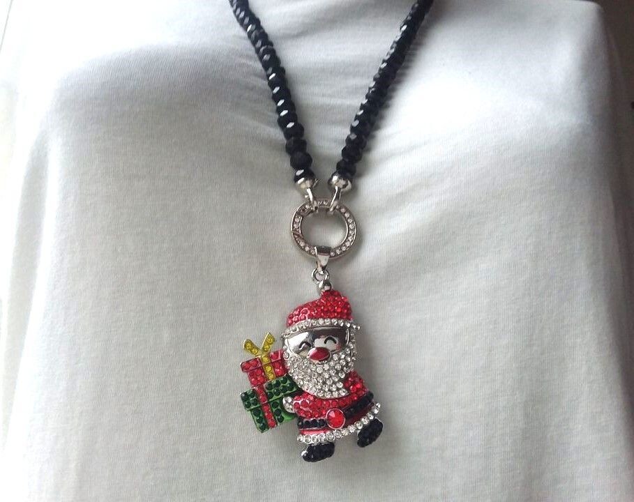 Weihnachtsmann mit Swarovski Elementen