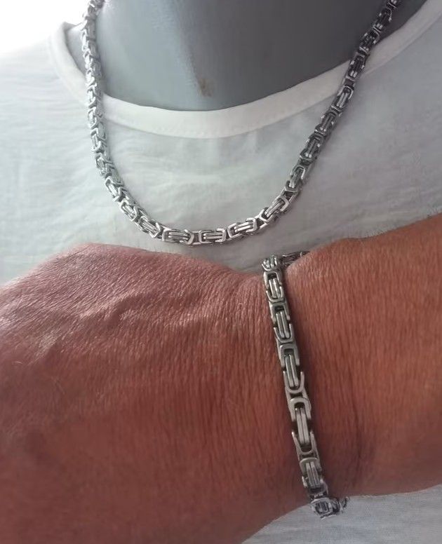 ANGEBOT! Königskette ca. 49 cm + Armband