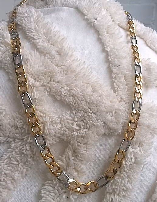 Figaro Kette Gold / Silber