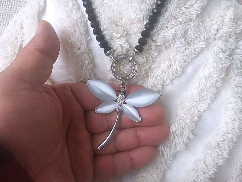 XXL Libellen Anhänger mit tollen Steinen besetzt