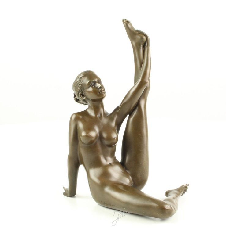 Erotische Bronzefigur,Sinnlichkeit, weiblicher Akt, Erotikfigur