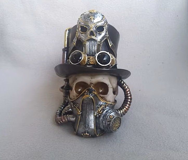 Ein Steampunk Skull / Totenkopf mit Zylinder Ein Steampunk Skull / Totenkopf mit Zylinder
