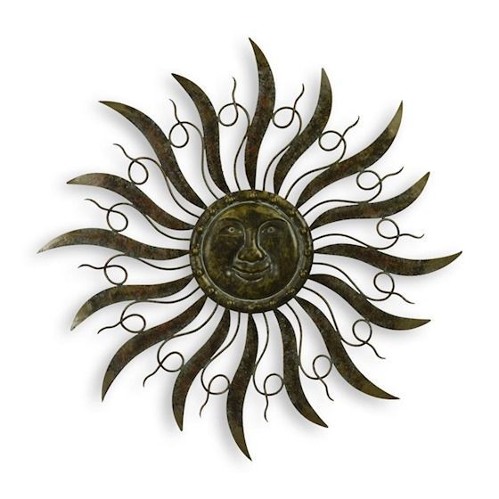 Wanddekoration Sonne aus Eisen Wanddekoration Sonne aus Eisen