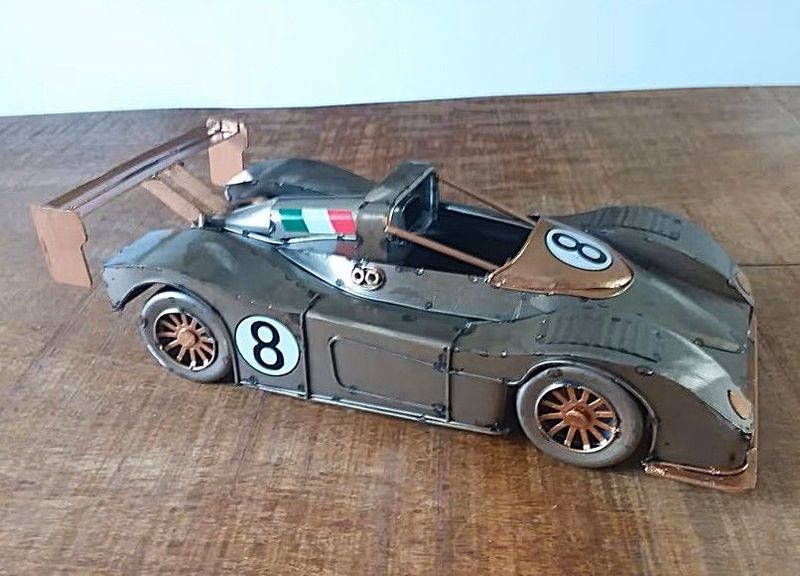 Großes Rennwagen Modell, handgefertigt, Italien, Auto