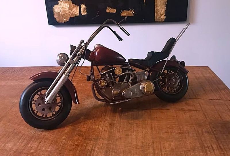 XXL Motorrad Modell, handgefertigt, Biker, Moped, Chopper XXL Motorrad Modell, handgefertigt, Biker, Moped, Chopper