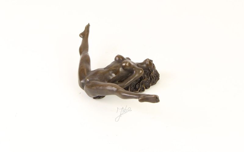 Erotische Bronzefigur, weiblicher Akt, Erotikfigur, Sinnlichkeit Erotische Bronzefigur, weiblicher Akt, Erotikfigur, Sinnlichkeit