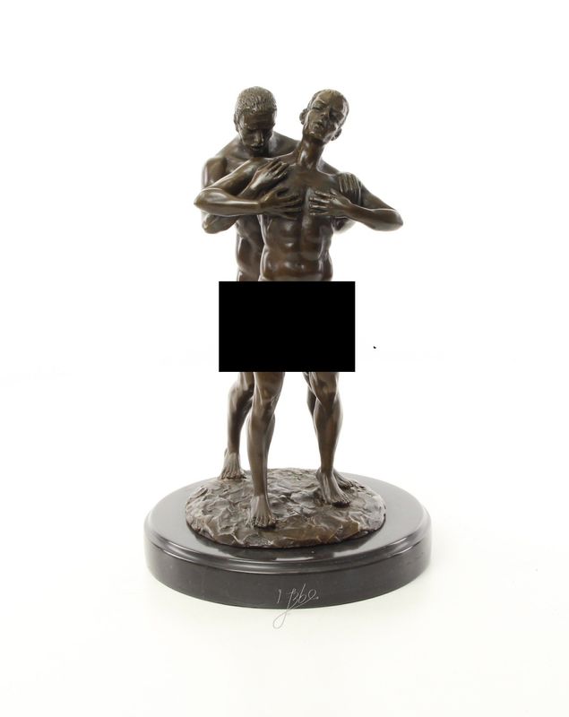 Männlicher Akt, Phallus, Gay, Erotik, Bronze Figur Männlicher Akt, Phallus, Gay, Erotik, Bronze Figur