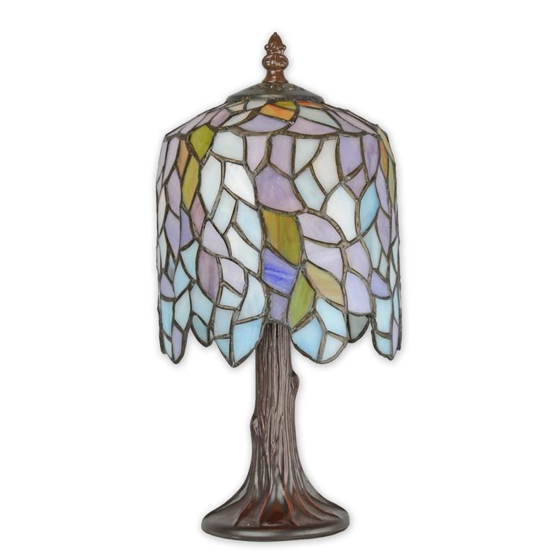 Tischleuchte im beliebten Tiffany-Stil, handgearbeitetes Buntglas, Lampe Tischleuchte im beliebten Tiffany-Stil, handgearbeitetes Buntglas, Lampe