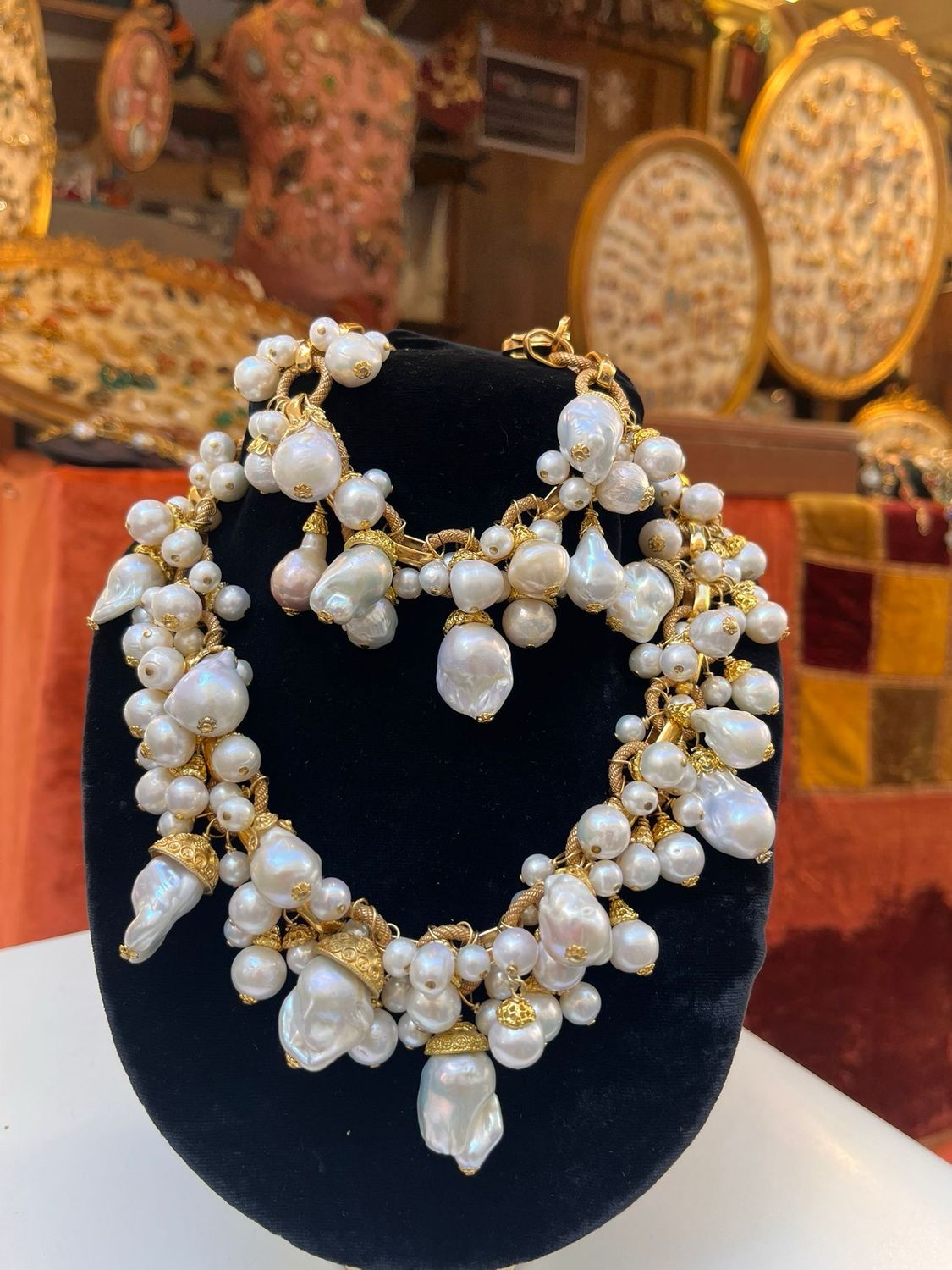 Collana e Bracciale Perle naturali