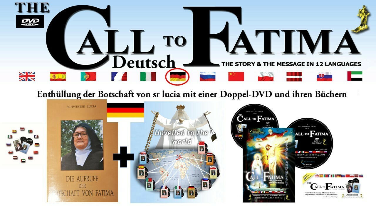 Die Aufrufe Der Botschaft Von Fatima + 2 DVDs (All regions) Deutch