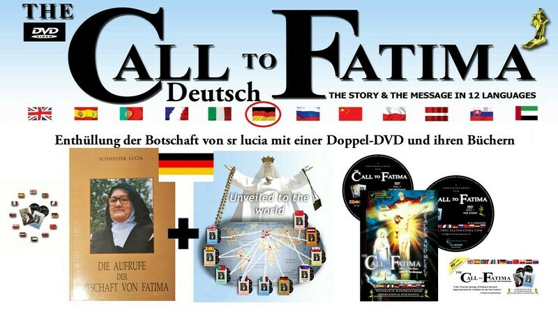 &quot;Fatima in Lucia&#39;s own Words&quot; + 2 DVDs &quot;The Call to Fatima&quot; German Edition