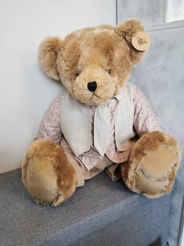 PELUCHE LOUISE MANSEN, BRAYTON -  OURS  XL  73 CM