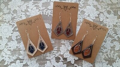 02 - UNE PAIRE DE BOUCLES D'OREILLES