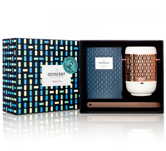 Coffret diffuseur de parfums Odyscent Blanc SCENTYS