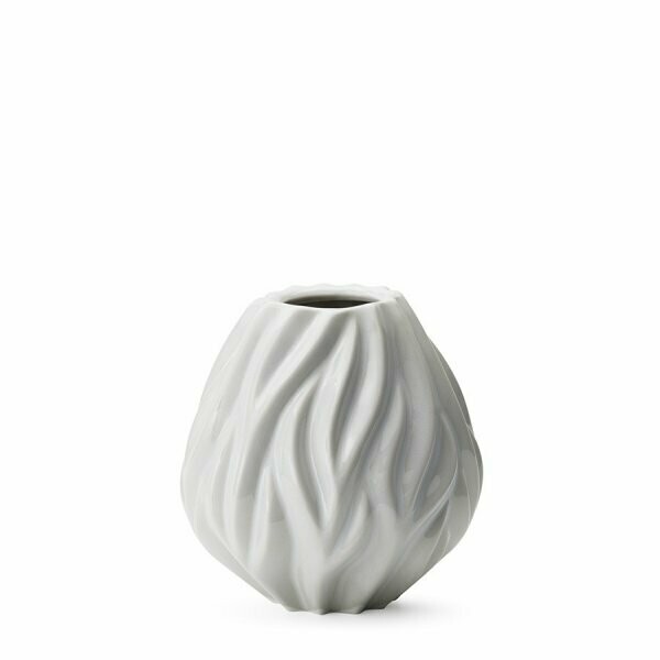 Vase flame blanc 15cm MORSO