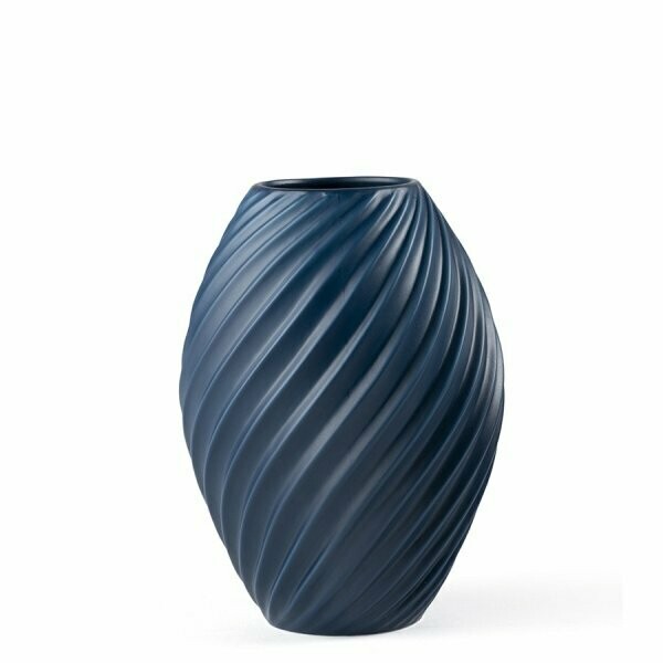 Vase River bleu 21cm MORSO