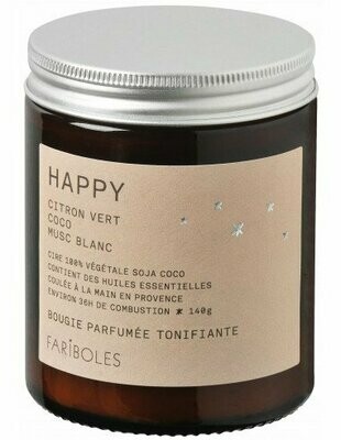 Bougie Happy FARIBOLES