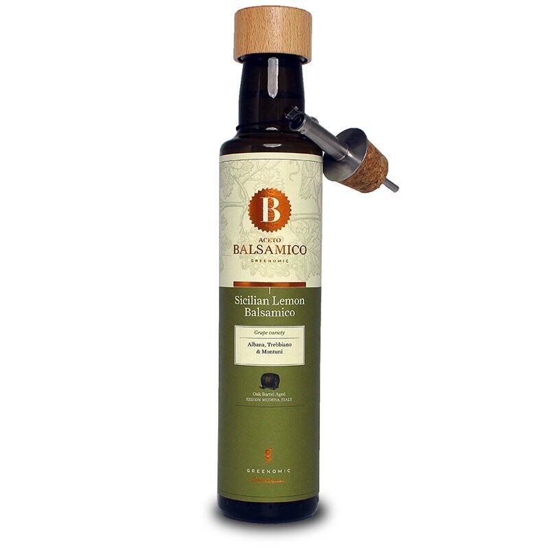 Vinaigre Balsamique Citron de Sicile GREENOMIC