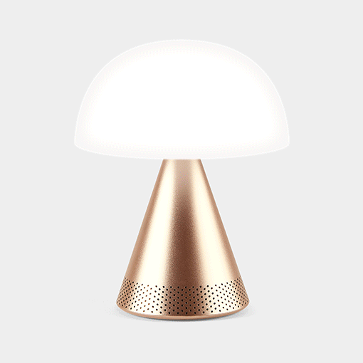 Mina L Audio Soft Gold Lampe LED LEXON