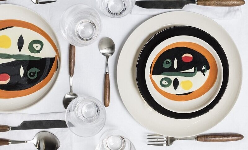 Coffret 4 assiettes à dessert FEAST SERAX