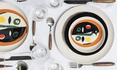Coffret 4 assiettes à dessert FEAST SERAX