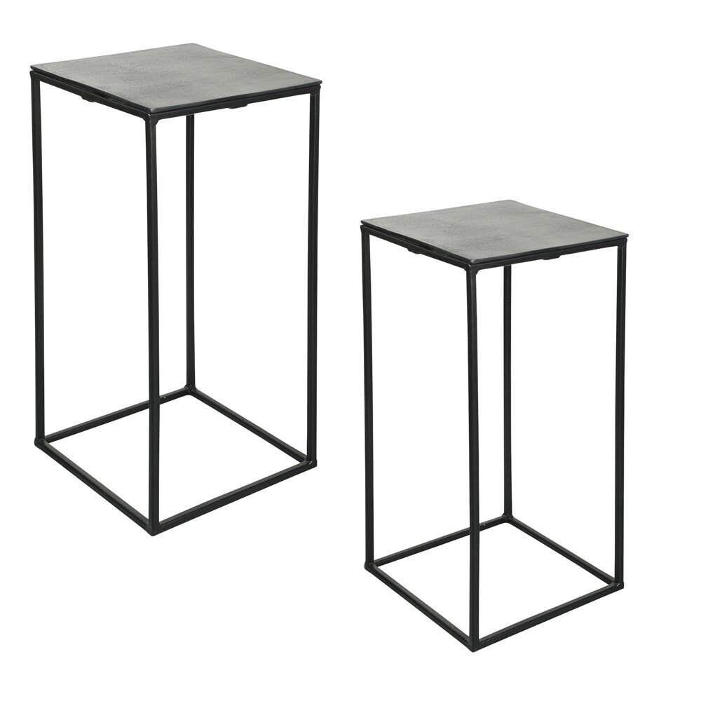Sellette carrée 30x64cm TABLE PASSION, Couleur: Argent