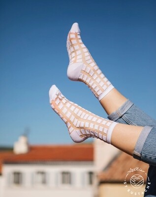 Chaussette Ginza White ST EUSTACHE