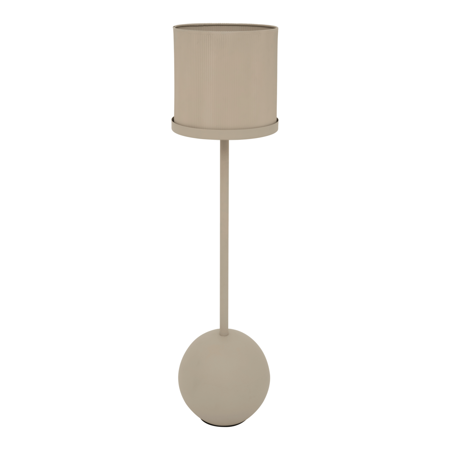 Vase Transparent D22cm URBAN NATURE, Couleur: Beige